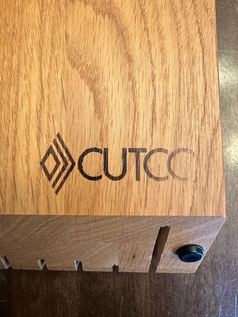 Cutco knife block